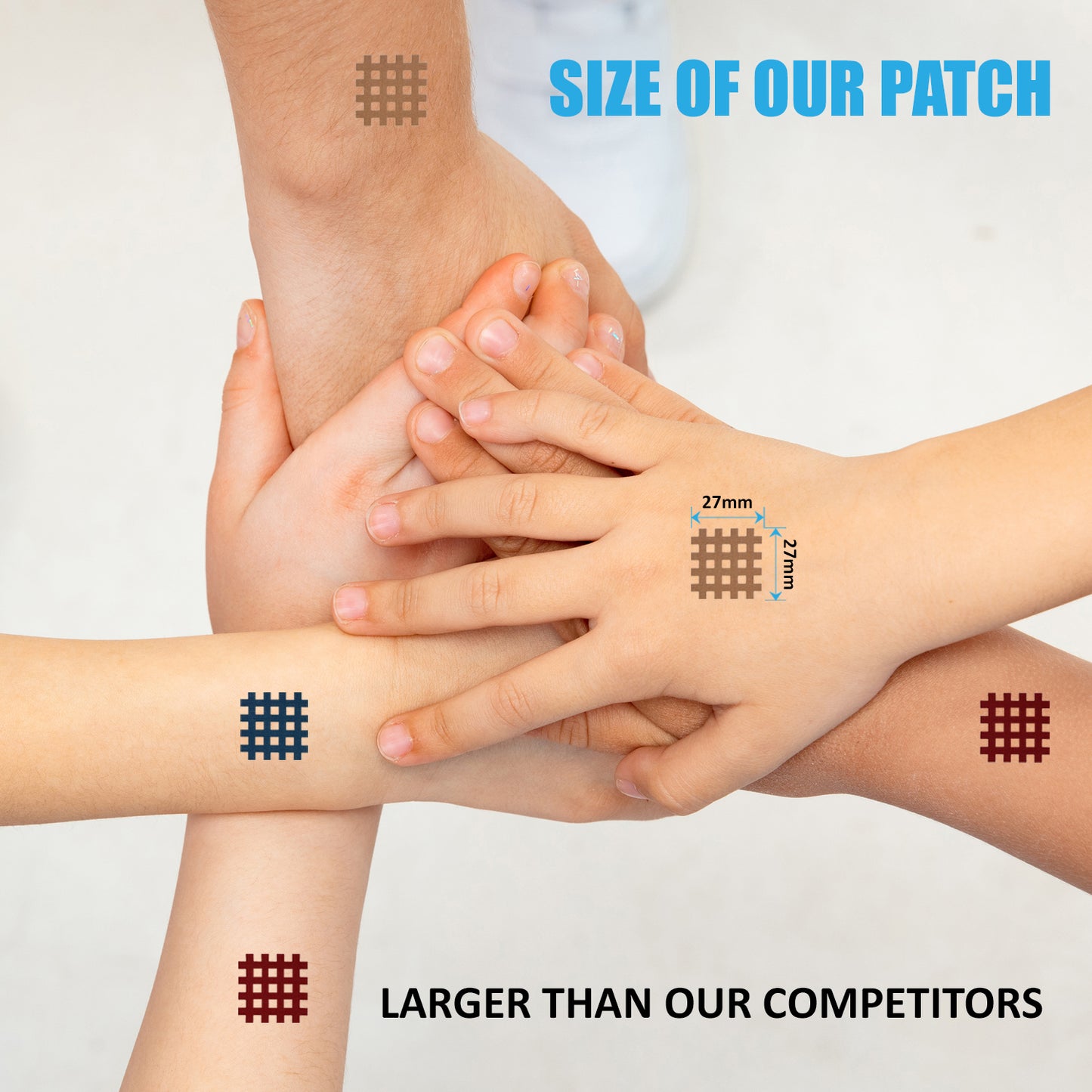 Itch Relief Patches - 27 Count (various colors)