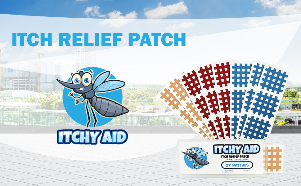 Itch Relief Patches - 27 Count (various colors)