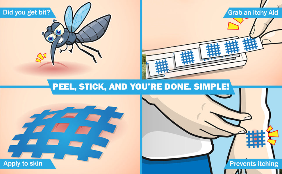 Itch Relief Patches - 27 Count (various colors)
